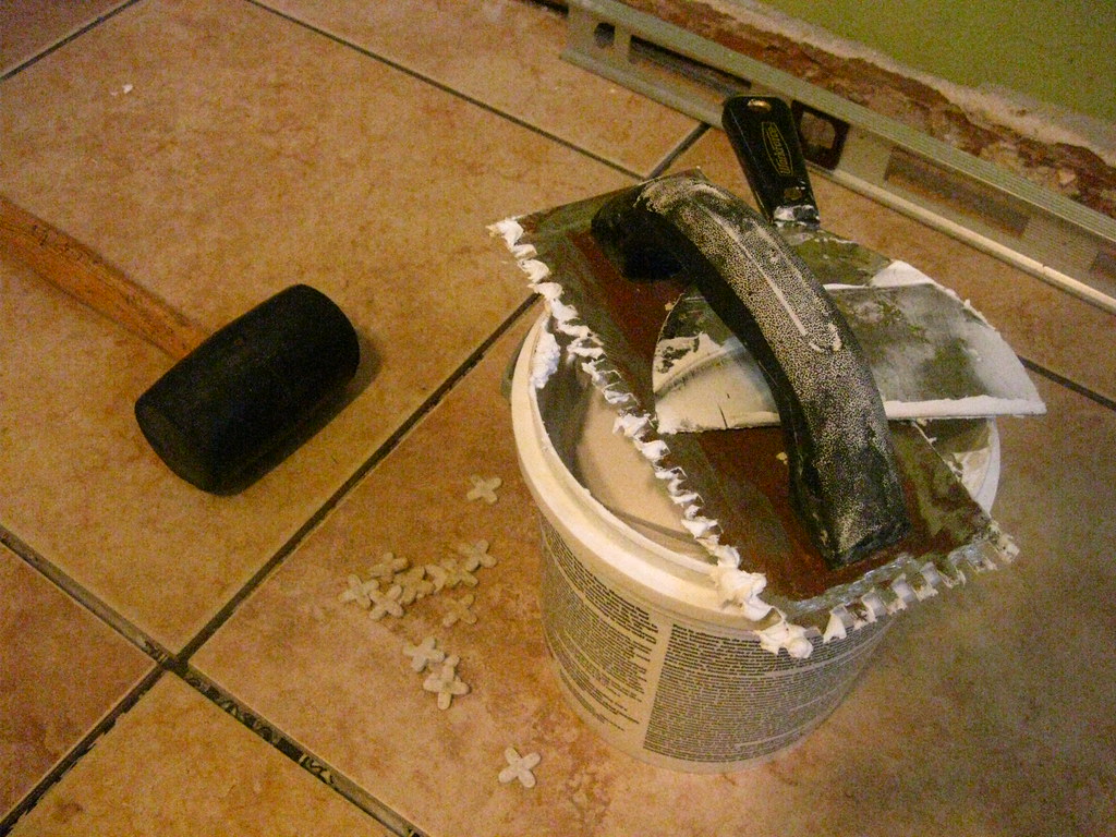 Tile floor repair